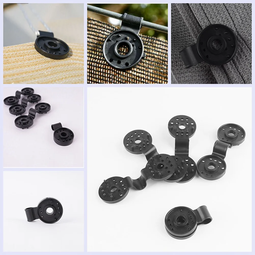 5pcs Sunshade Net Clip Greenhouse Shade Cloth Fix Clamp Grommet Hook Clip