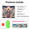 Diamond Painting-DIY Crystal Rhinestone Angel Girl