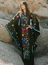 Vintage Colorful Printed Maxi Dress