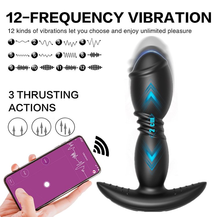 Remote Control Butt Plugs For Long Distance Fun Rose Toy