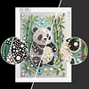 Diamond Painting-DIY Special Shaped Drill Pearl Painting Panda(30x40cm)