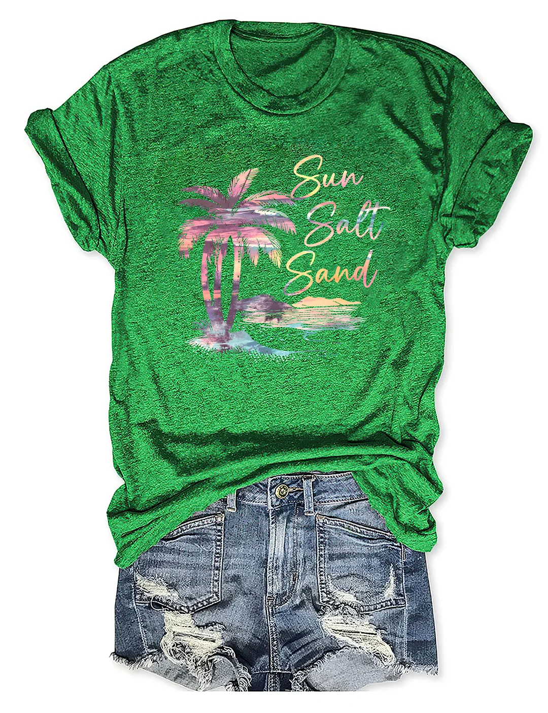 Retro Summer Sun Salt Sand T-shirt