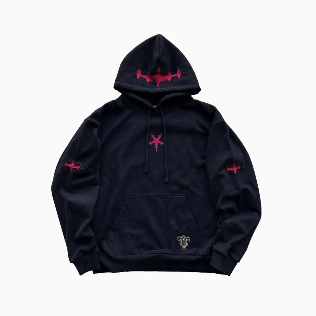 Asta Black Hoodie-BLACK CLOVE.R