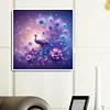 Diamond Painting -DIY Round Drill Peacock（40x40cm）