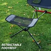 Outdoor Camping Moon Chair Footrest Folding Foot Support Half Lying Footrest Folding Chair Universal Tripod Picnic Light And Portable Outdoor Footstool Suitable For Camping Chair, Beach Chair