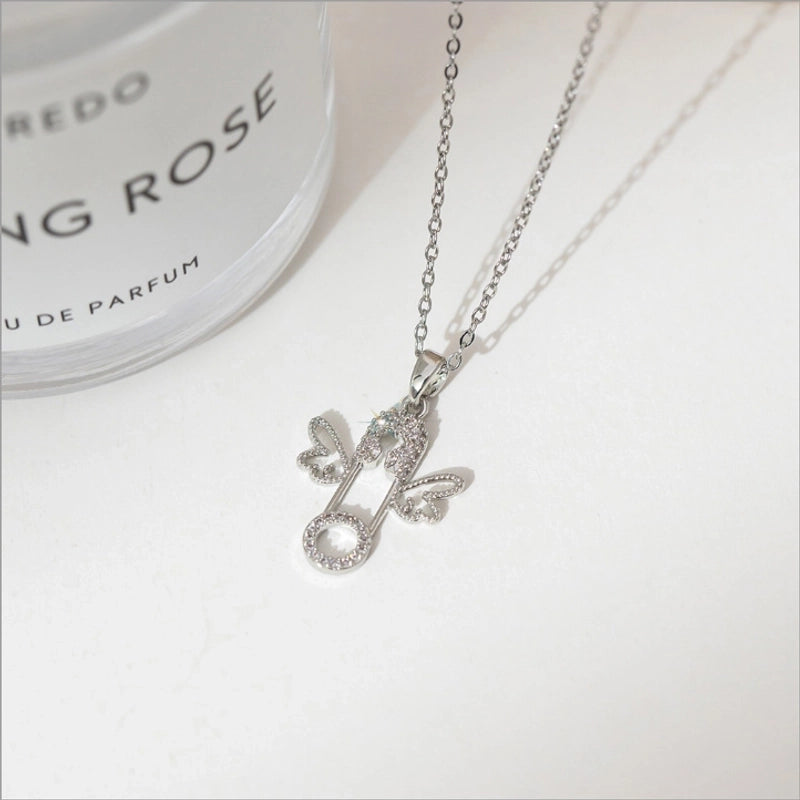 2 Pieces Minimalist Classic Style Geometric Titanium Steel Plating Pendant Necklace