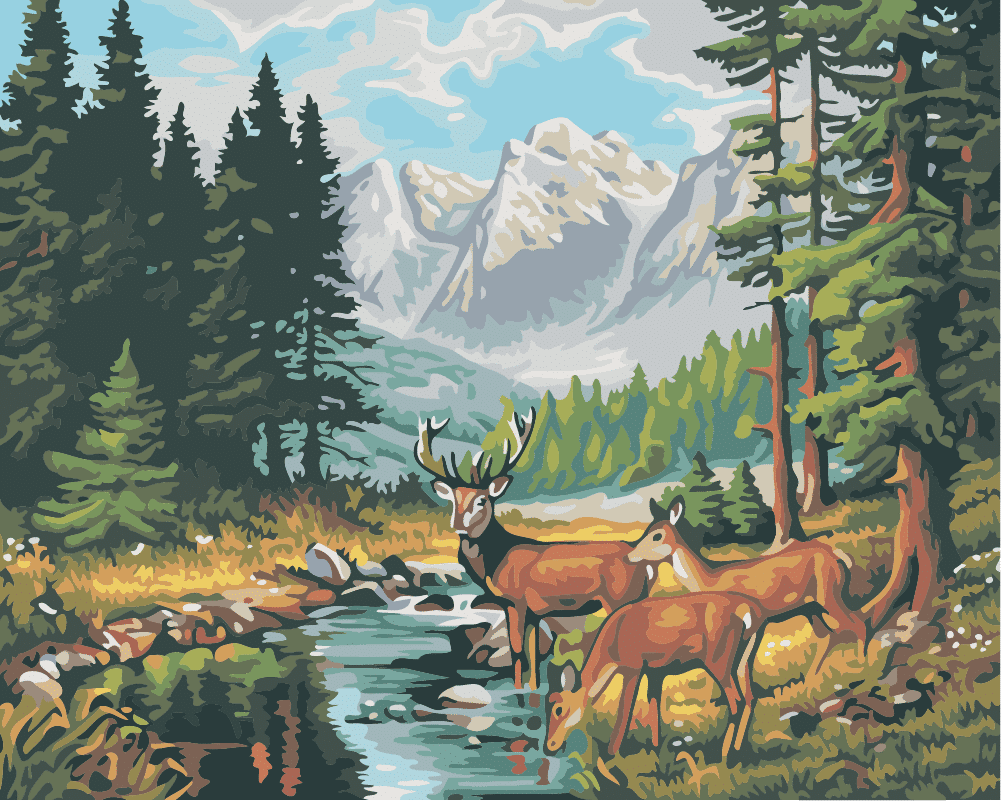 

Wildlife – Paint By Numbers - 40*50CM, 501 Original