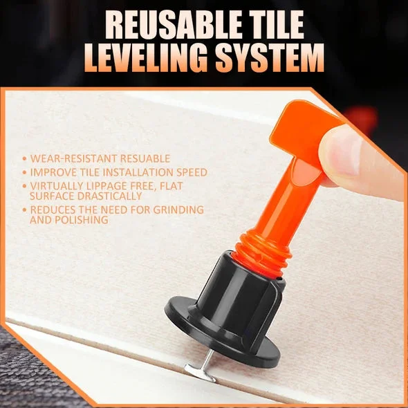 Reusable Tile Leveling System