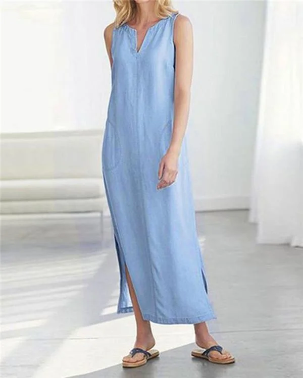 Solid Holiday Daily Fashion Maxi Dresses