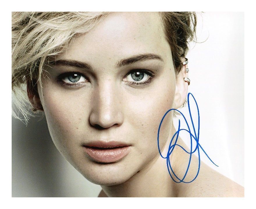 JENNIFER LAWRENCE AUTOGRAPHED SIGNED A4 PP POSTER Photo Poster painting PRINT 8