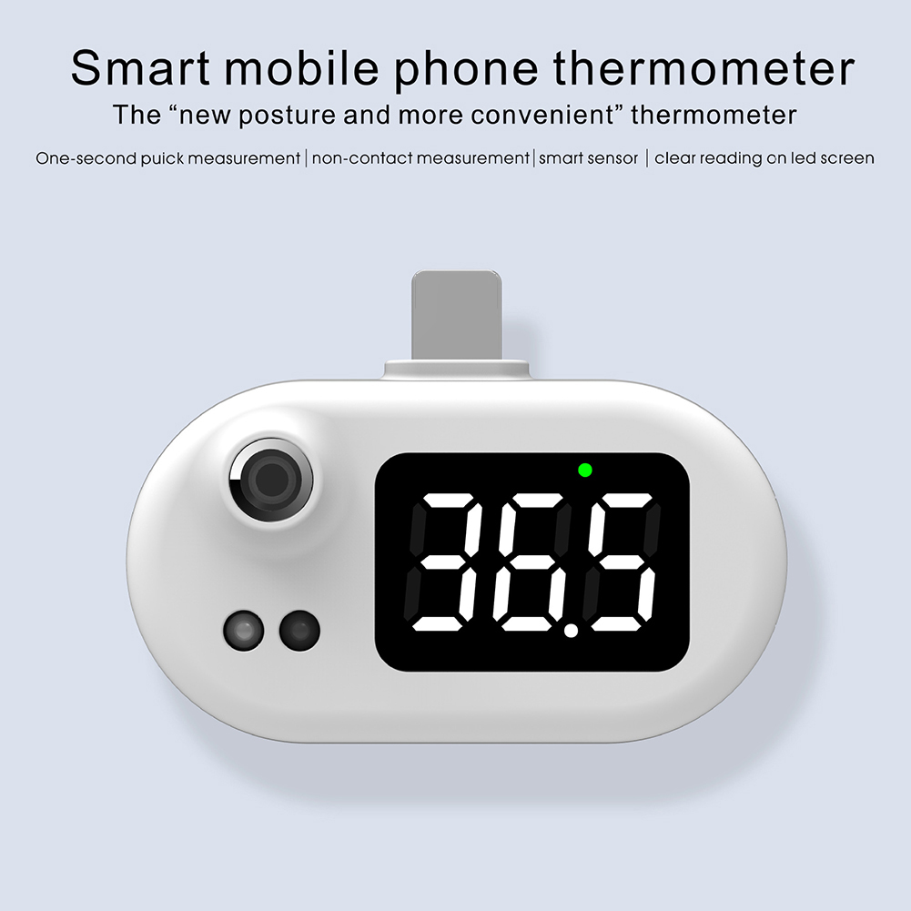 

USB Electronic Smart Phone Thermometer Digital Infrared Temperature Sensor, 501 Original