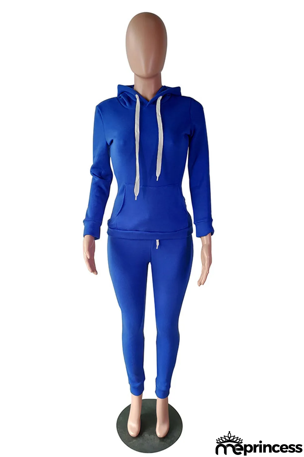 Grey Casual Solid Hooded Collar Plus Size