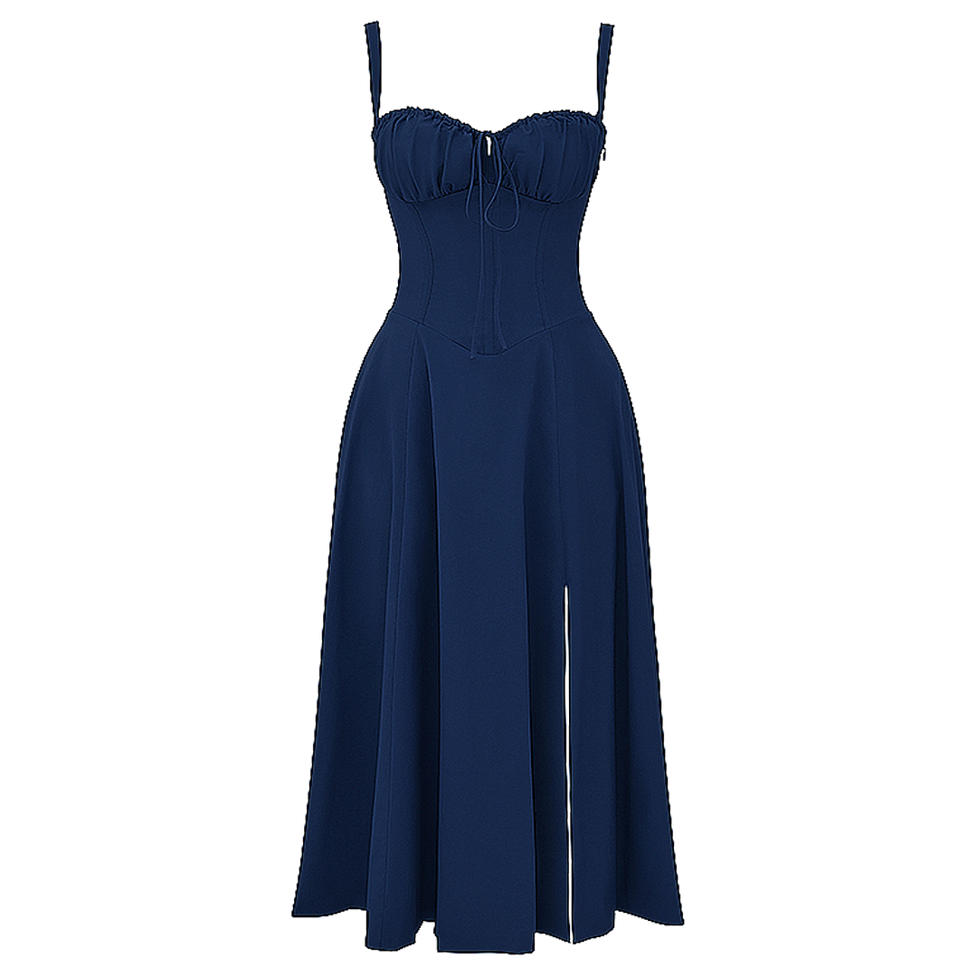 Fiora - Midi Bustier Corset Sun Dress