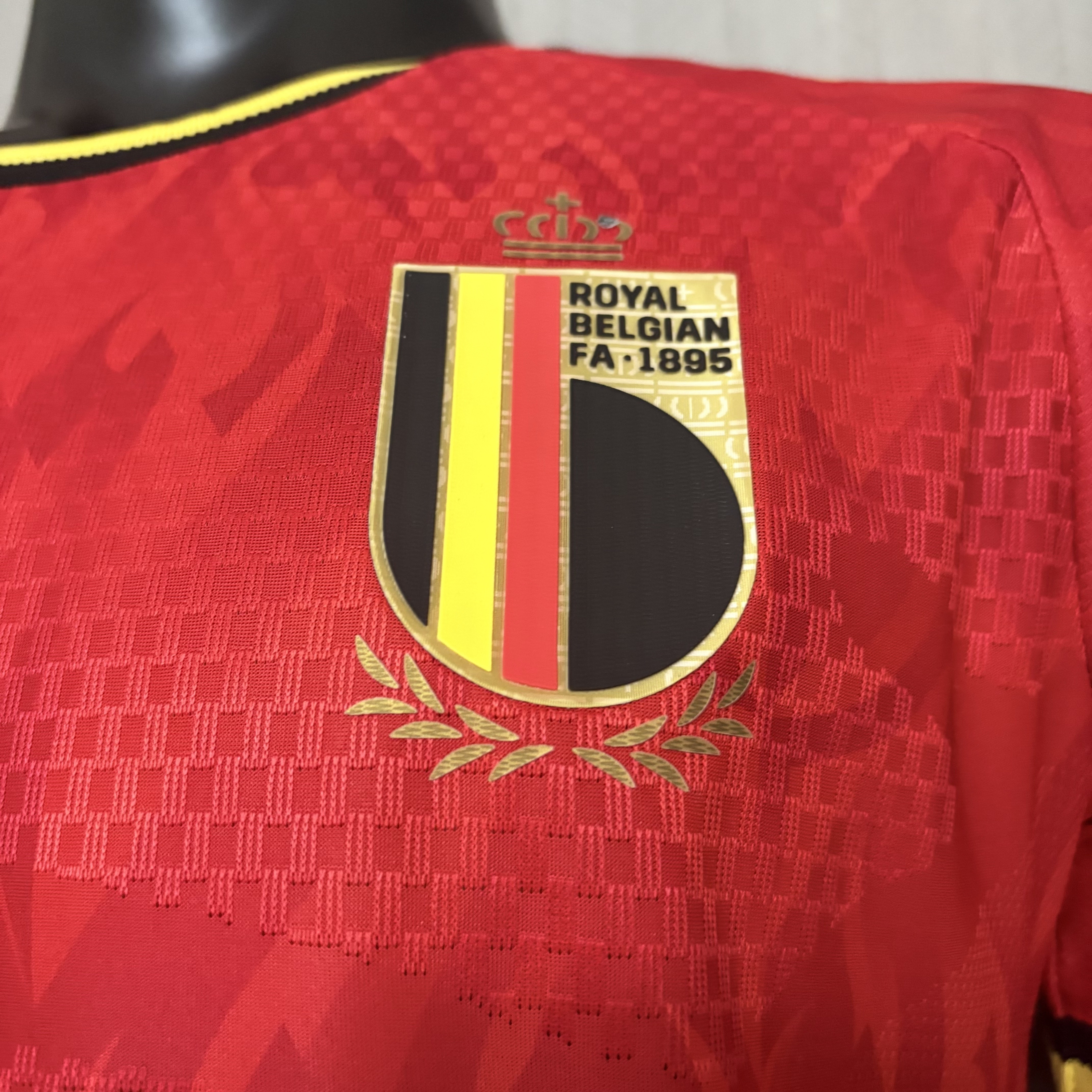 2026 Belgium Home Player Version Football T-Shirt Thai Quality