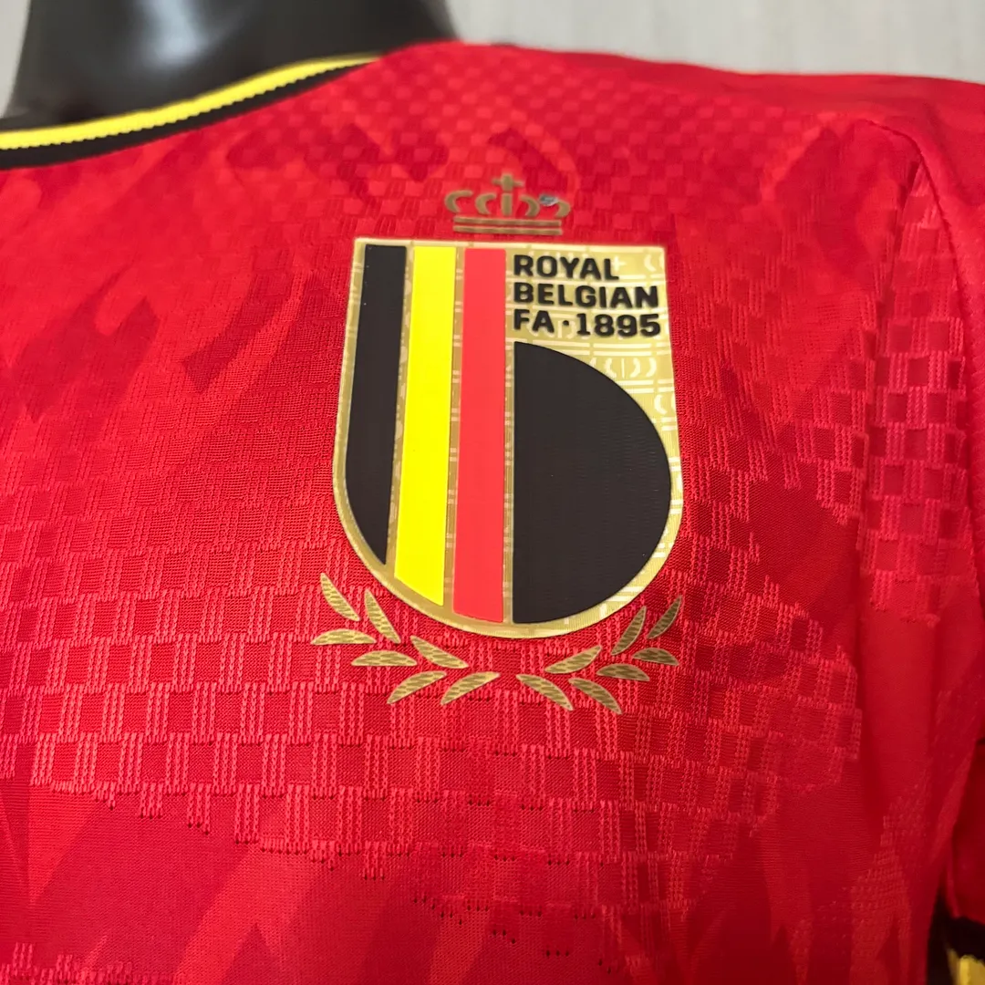 2026 Belgium Home Player Version Football T-Shirt Thai Quality