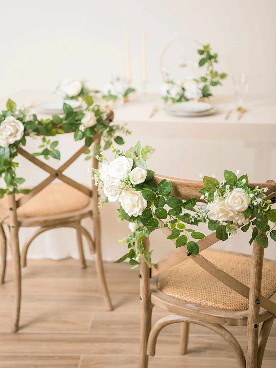 Couple Chair Floral Decor