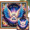 Angel Paw-11CT Stamped Cross Stitch 45*45cm tapestrymarket