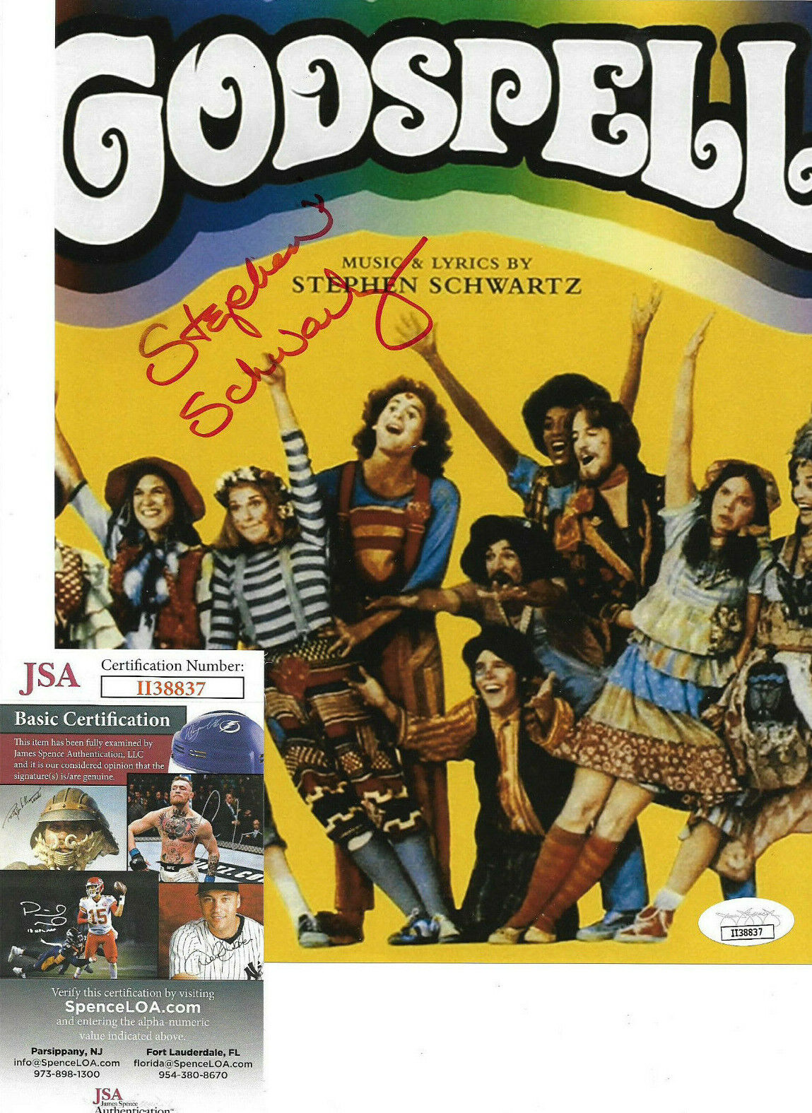 Stephen Schwartz Signed 8x10 Photo Poster painting Autographed, Godspell, Musical, JSA COA