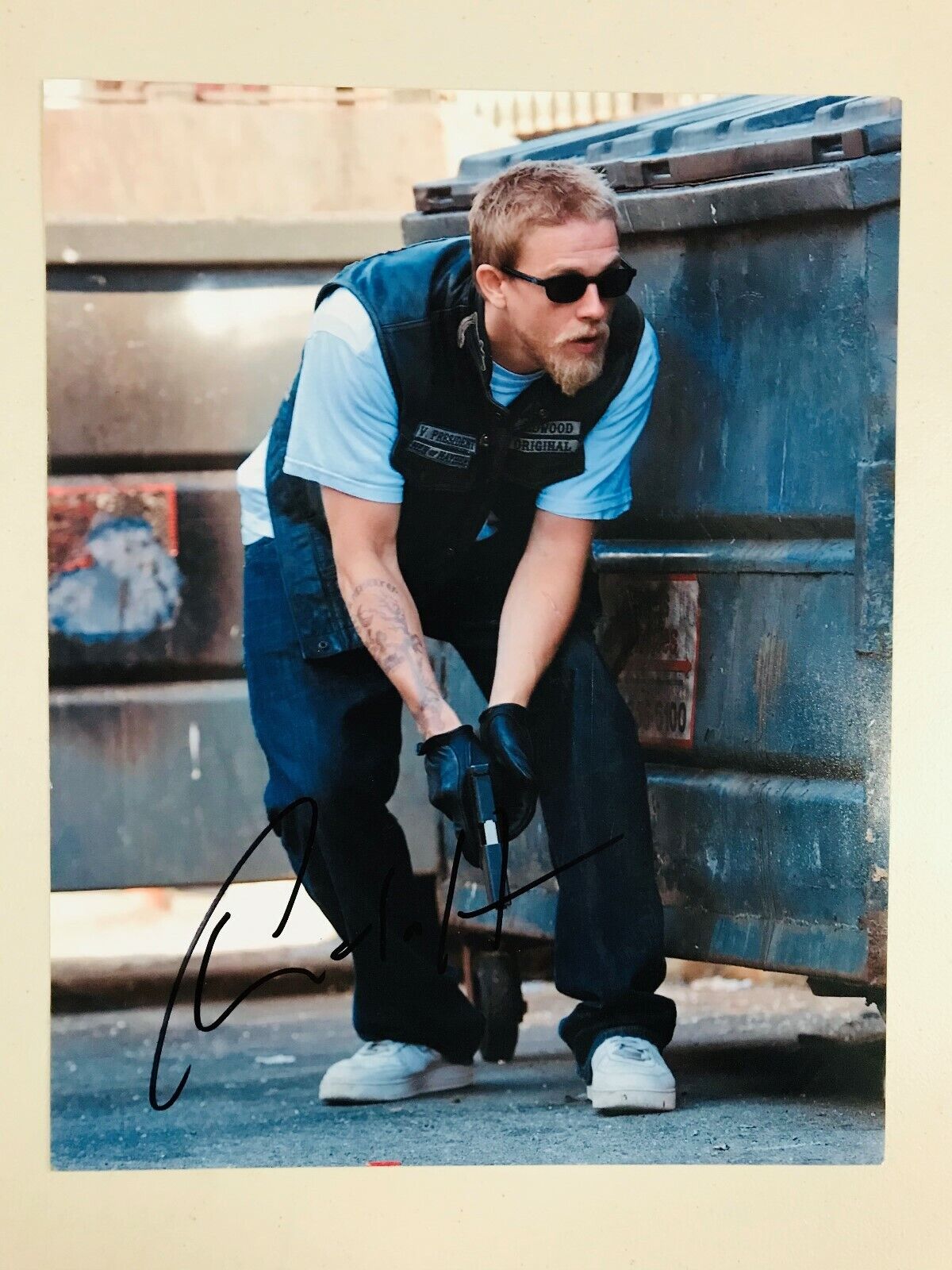 Charlie Hunnam Sons Of Anarchy autographed Photo Poster painting signed 11X14 #4