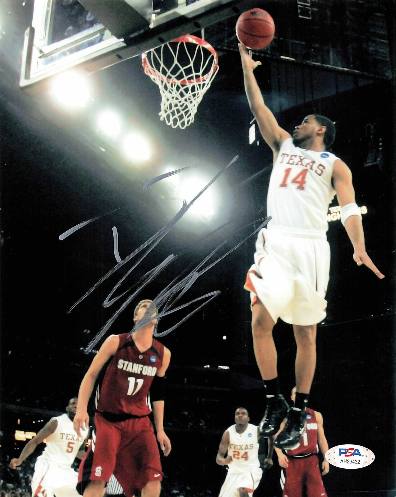 DJ Augustin Signed 8x10 Photo Poster painting PSA/DNA Texas Longhorns Autographed