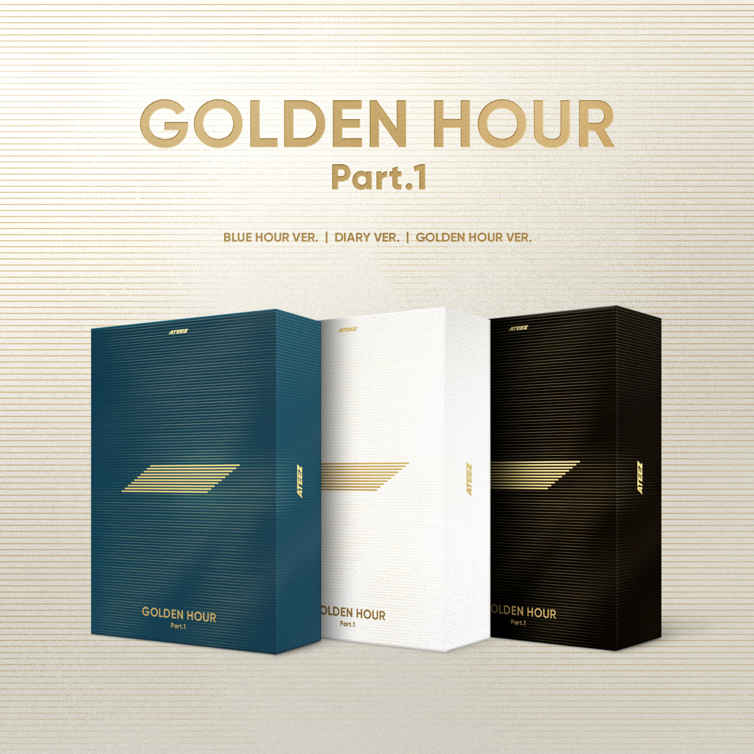 ATEEZ 10TH MINI ALBUM - GOLDEN HOUR : Part.1