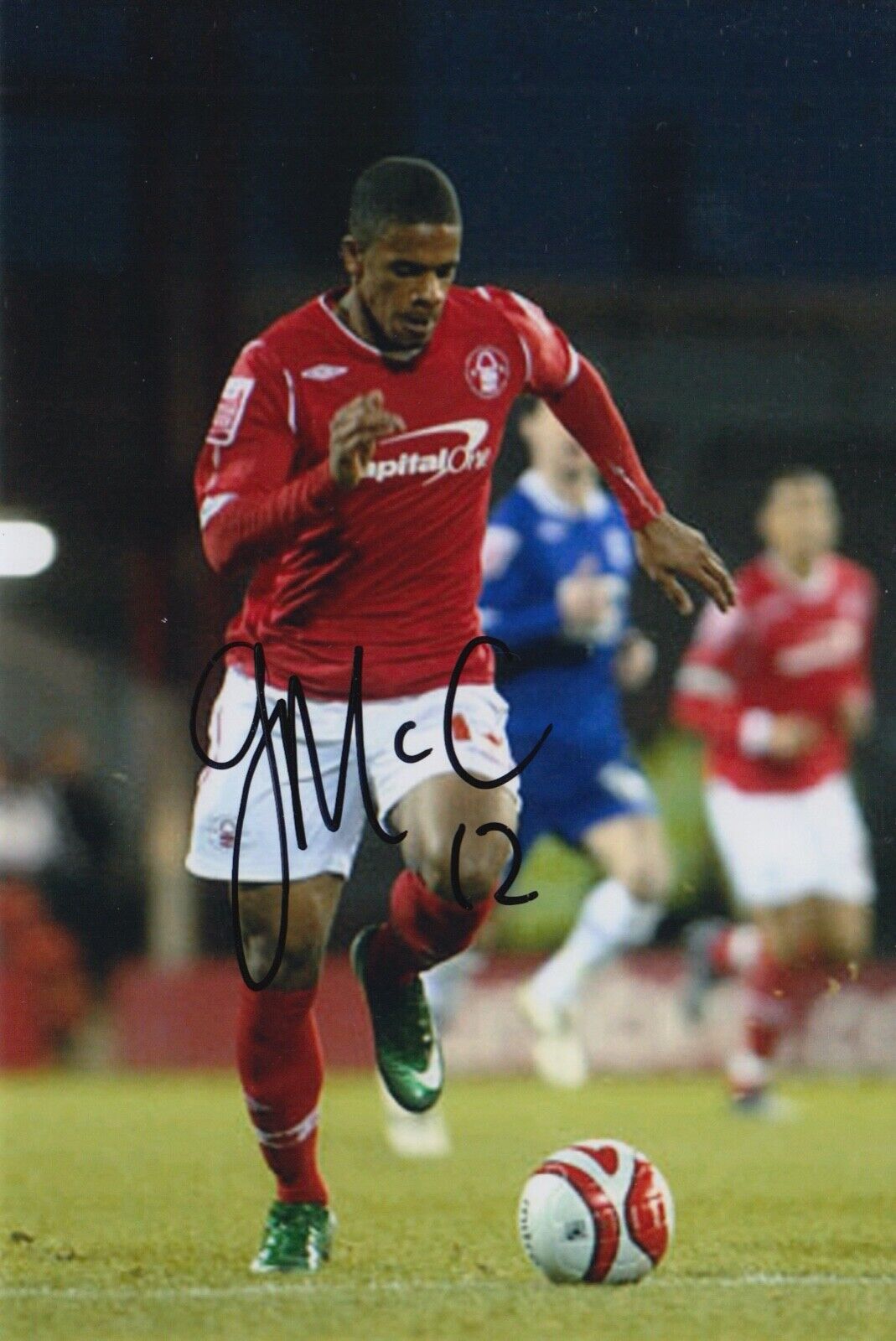 GARATH MCCLEARY HAND SIGNED 6X4 Photo Poster painting - FOOTBALL AUTOGRAPH - NOTTINGHAM FOREST.