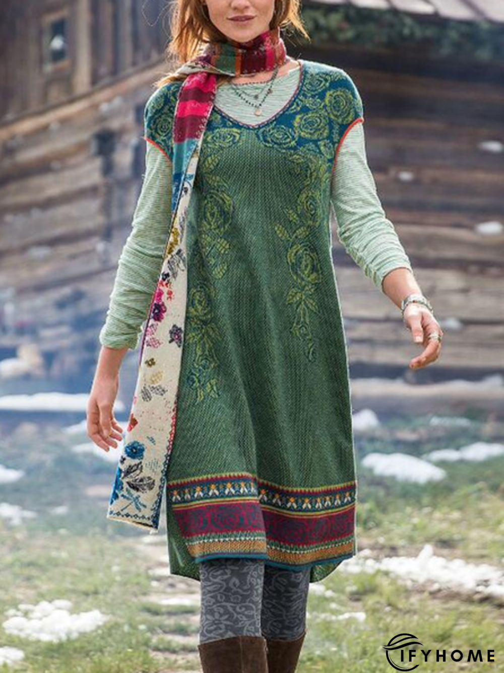 Green V Neck Short Sleeve Sweater | IFYHOME