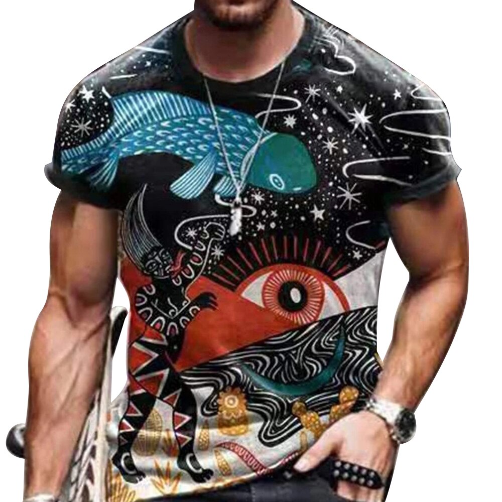 

Ethnic - 3D Printed Men T Shirt, Xl, 501 Original