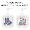 A Set of Two Multifunctional Diamond Painting Reusable Liquid Bottles DIY Special Shaped Drill Craft Kits