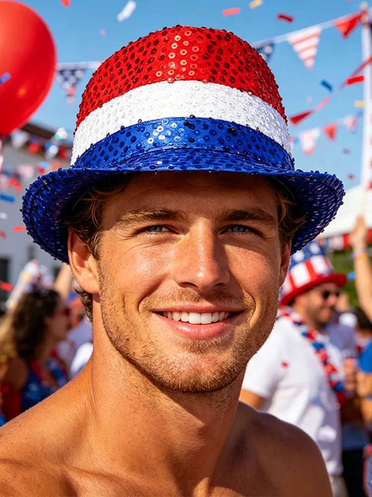 American Independence Day Element Party Hat