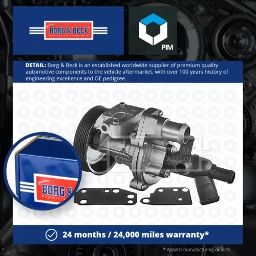Water Pump BWP2034 Borg & Beck Coolant 1129183 1713348 1096556 1131809 1136393 Parts