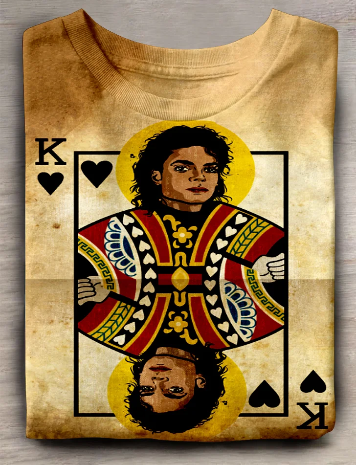 Eagerlys Funny Poker Card T-shirt Eagerlys