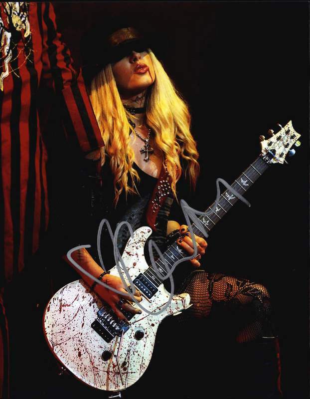 Orianthi Panagaris authentic signed rock 8x10 Photo Poster painting W/Cert Autographed A0002