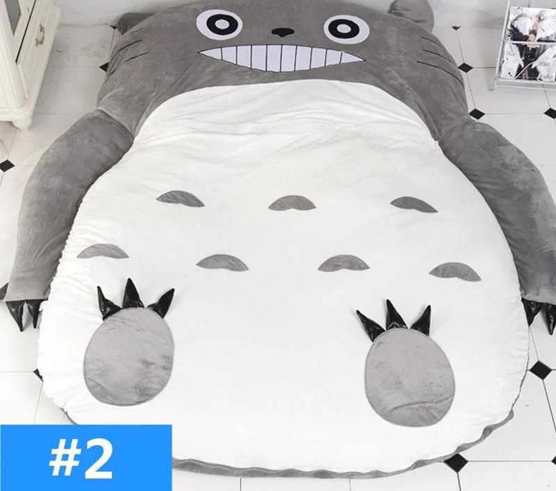 Kawaii Totoro Velvet Sleeping Mat Bed SP13314