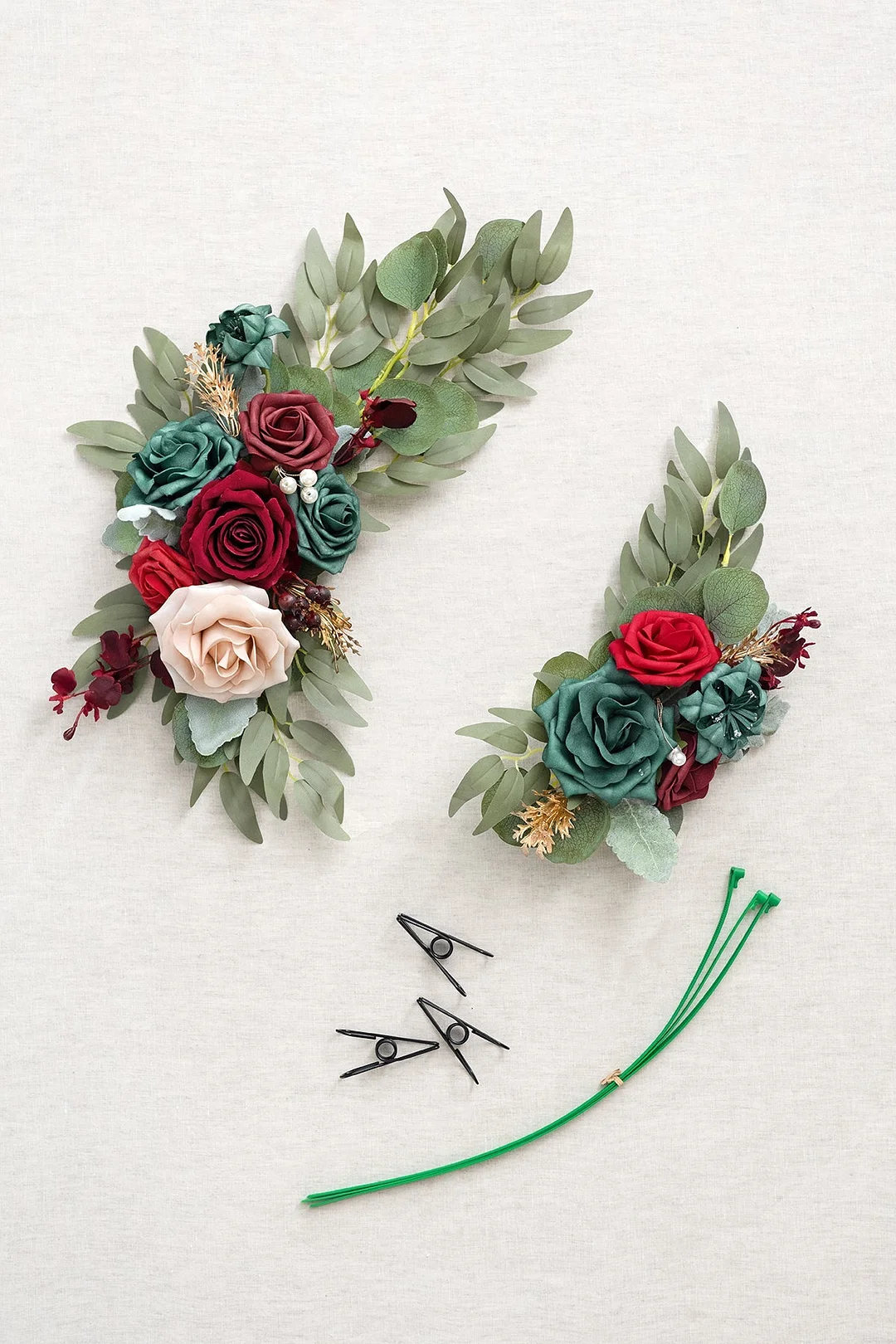 Flower Sign Decor in Dark Teal