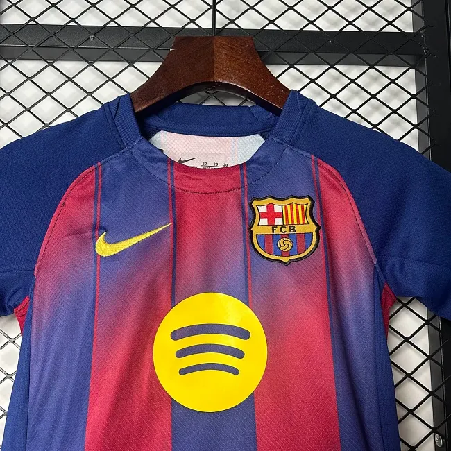 2025/2026 Barcelona Home Football Shirt view 3
