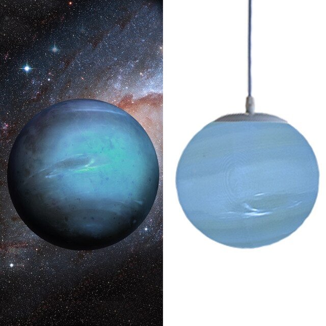 Moon Star Pendant Lamps Art Creative Lights Mercury Mars Jupiter Earth Venus Sun Neptune Saturn Hanging Lamp Dinning Livig  Home
