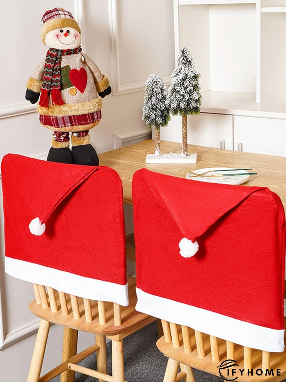 Christmas Table Covers Party Decorations Chair Covers Xmas Decoration | IFYHOME