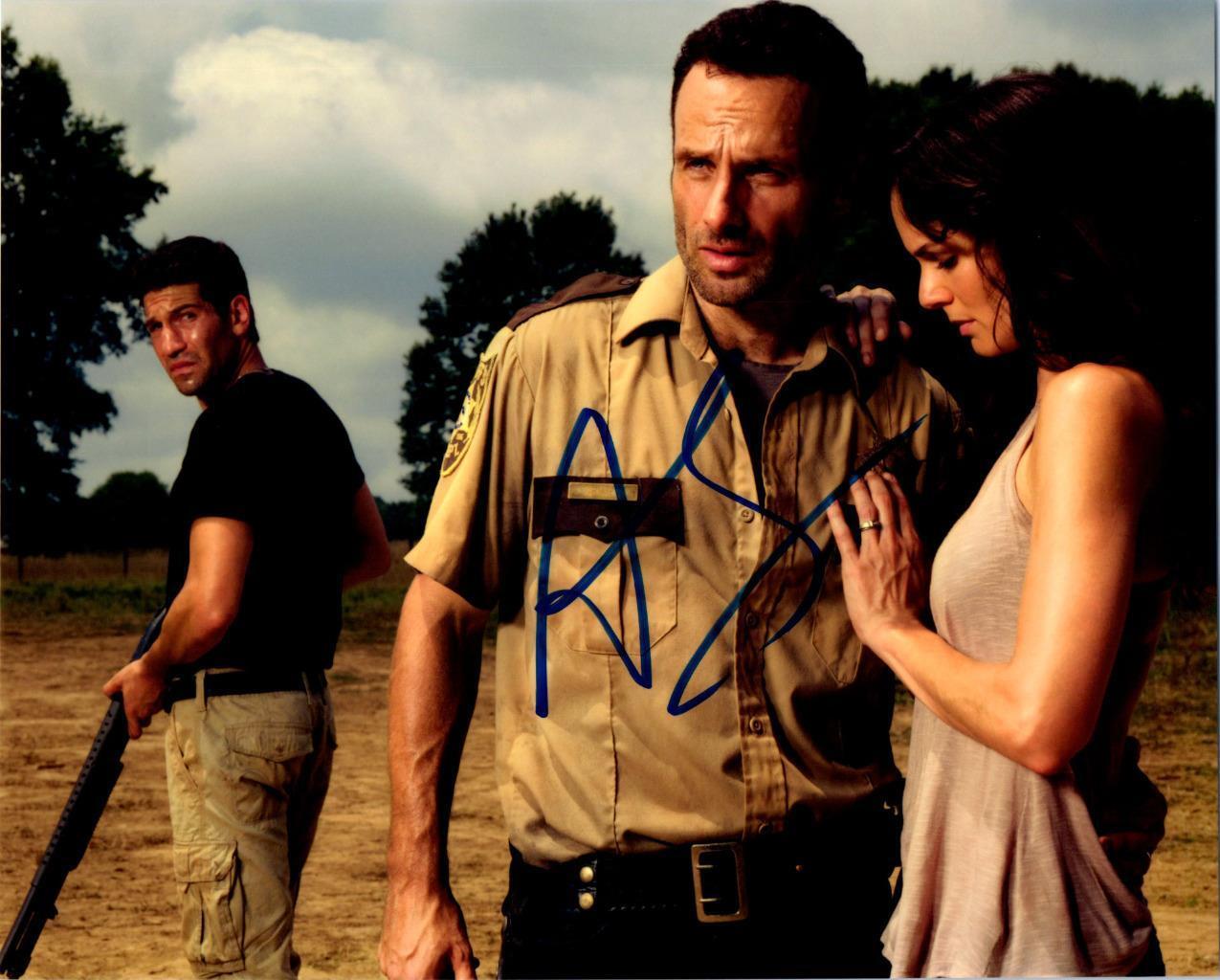 Andrew Lincoln signed 8x10 Photo Poster painting picture autographed good looking plus COA