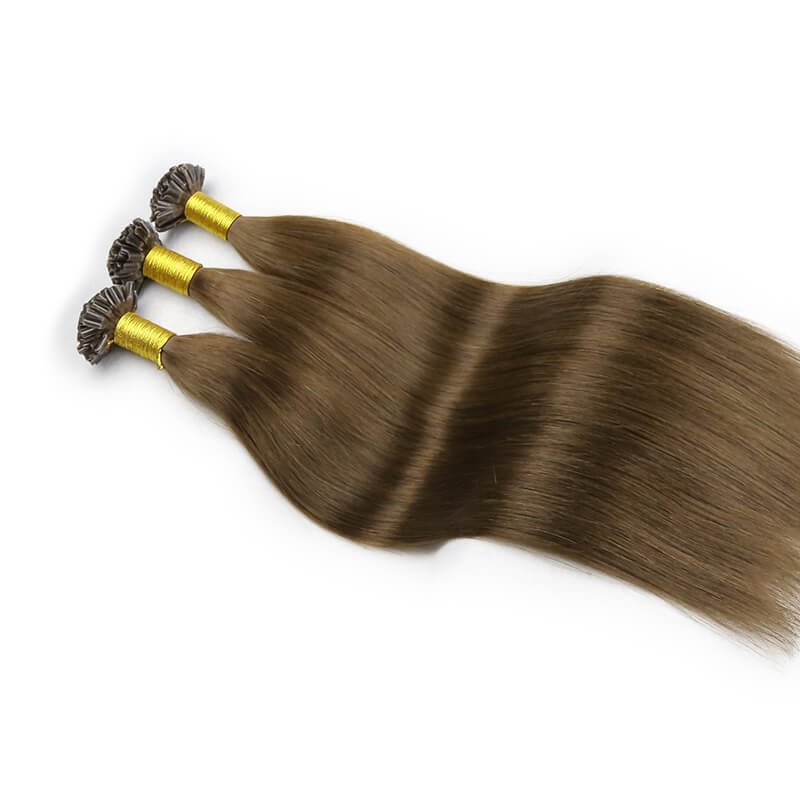 Pre-Bonded U Tip Hair Extension #4 Chocolate Brown 100Gram Per Pack 