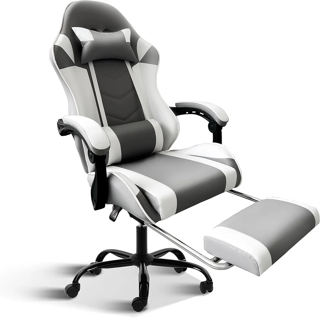 Ergonomic backrest and seat height adjustment Swivel racing chair