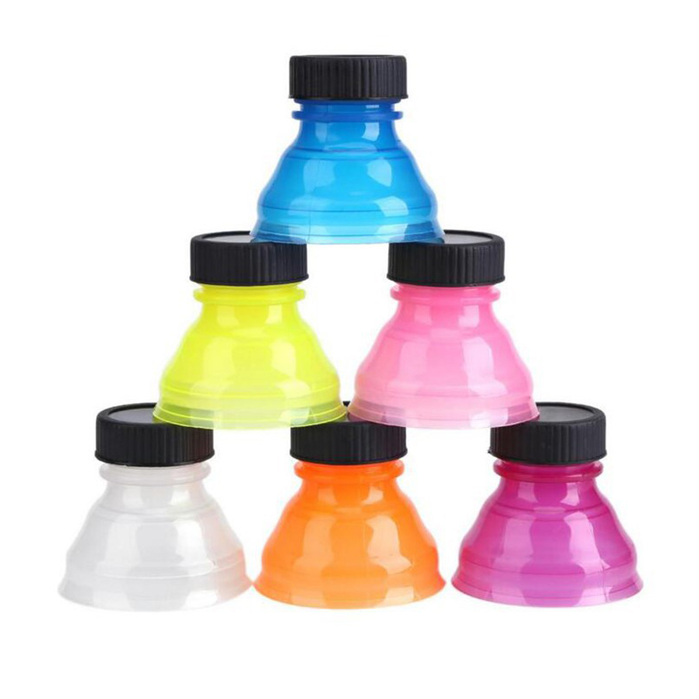 

6X Soda Saver Bottle Top Cover Lid Beverage Can Cap Beer Sealing Protectors, 501 Original