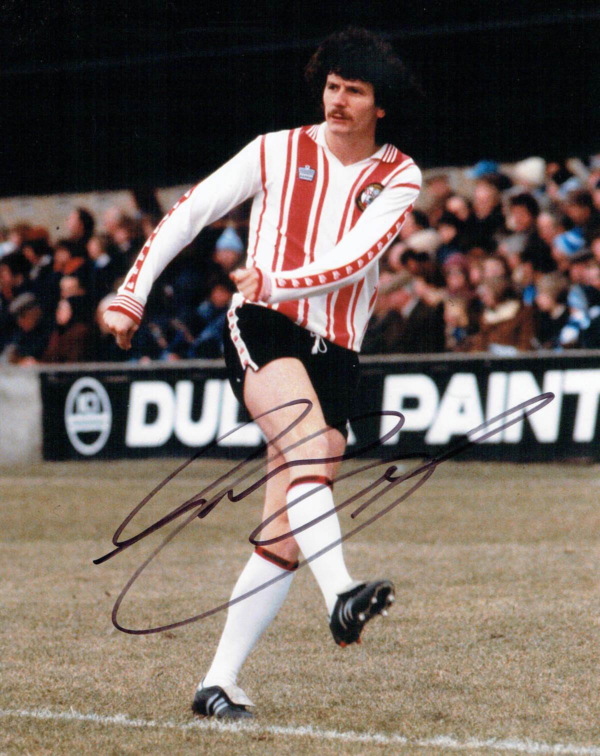 Terry CURRAN Signed Autograph 10x8 Southampton FC Photo Poster painting AFTAL COA