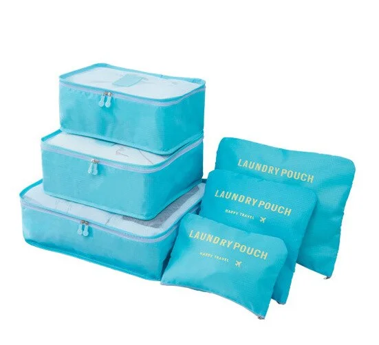 6pcs Waterproof Travel Bag Clothes Luggage Organizer | IFYHOME