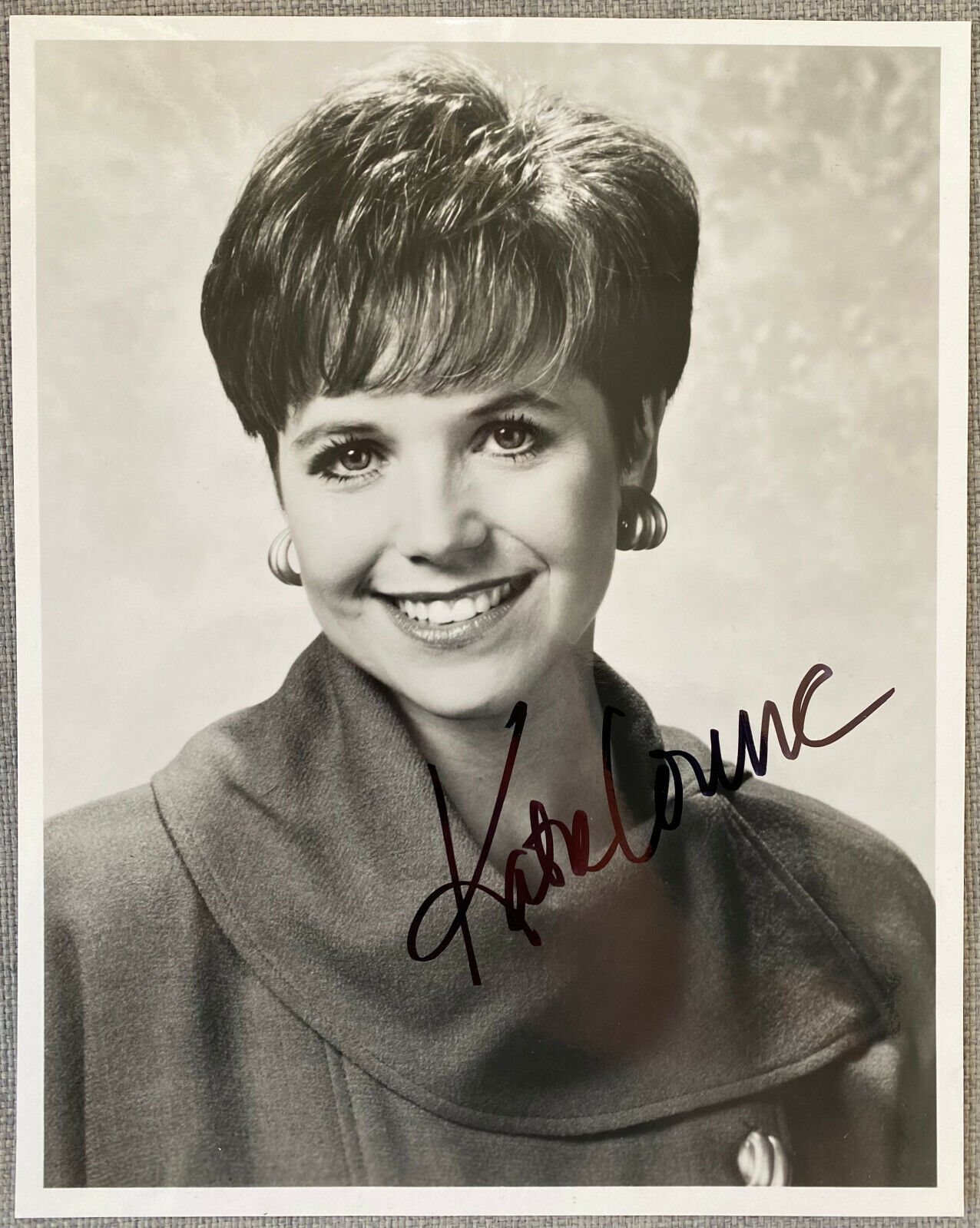 Katie Couric Signed In-Person RARE B&W 8x10 Promo Press Photo Poster painting - TODAY SHOW