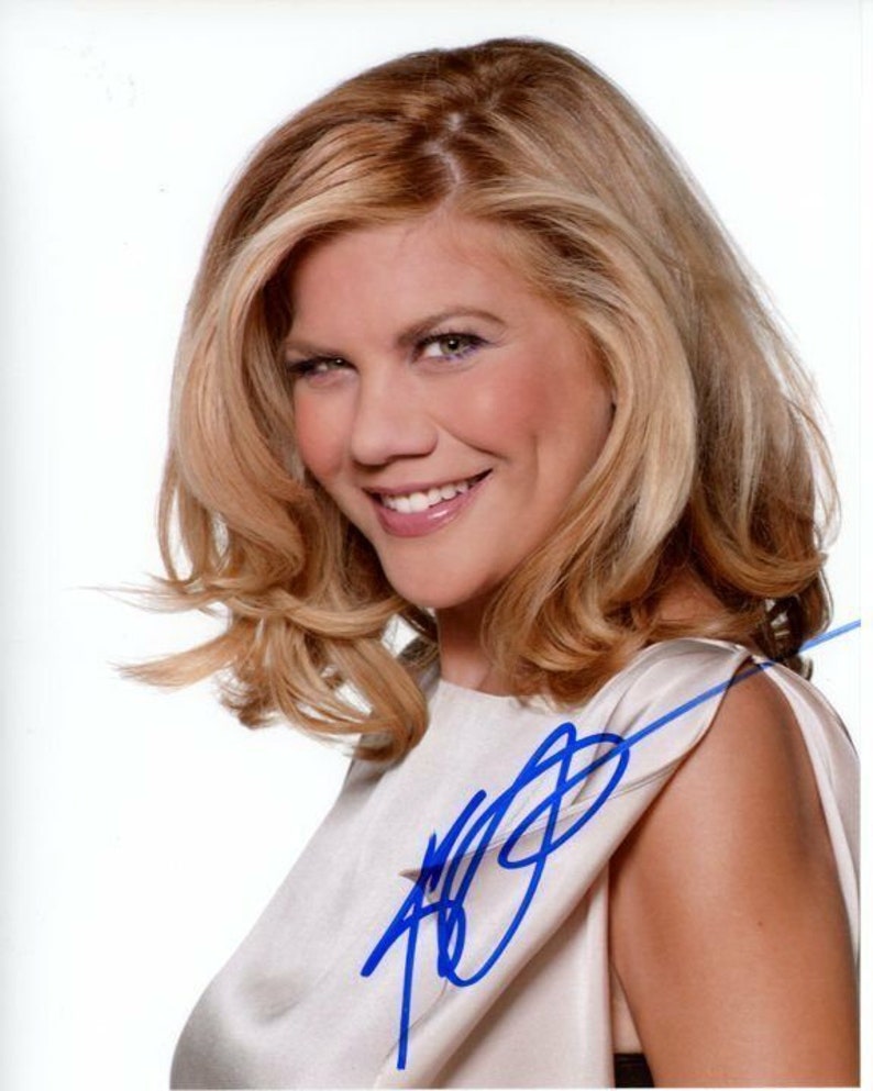 Kristen johnston signed autographed the exes holly franklin Photo Poster painting