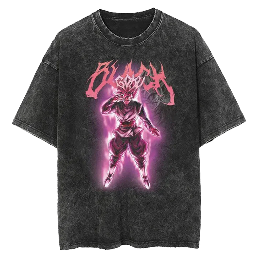 Outletsltd "Goku Black V2" Vintage Oversized T Shirt