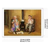 Old Couple - 11CT Counted Cross Stitch - 40*30cm