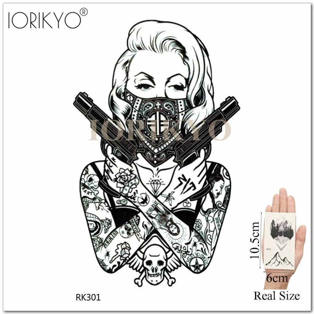 Watercolor Galaxy Cosmonaut Moon Whale Fake Tattoos Stickers For Kids Cartoon In Bulk Tattoo Temporary For Women Arm Tatoo Paste