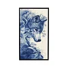 (US Local)Wolf -11CT Stamped Cross Stitch Kit(40x70cm)